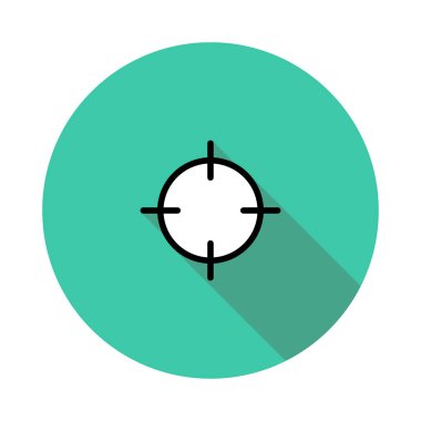 hedef simge vektör illüstrasyonu 