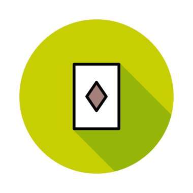 elmas kart simge vektör çizim 