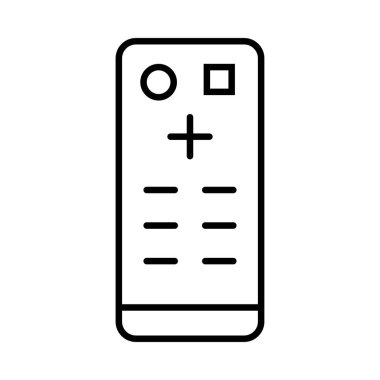 Uzaktan kumanda simge vektör çizim 