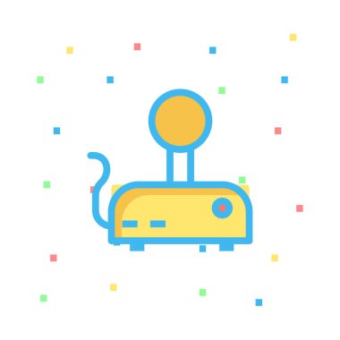 joystick simgesi vektör illüstrasyonu 