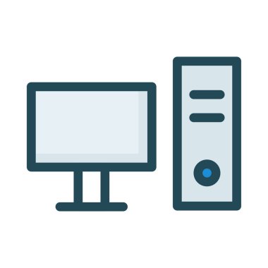 bilgisayar simgesi vektör illüstrasyonu 