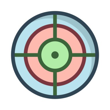 hedef simge vektör illüstrasyonu 