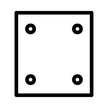 zar simgesi vektör illüstrasyonu 