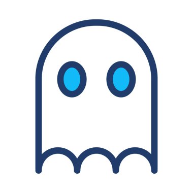 hayalet simgesi vektör illüstrasyonu 