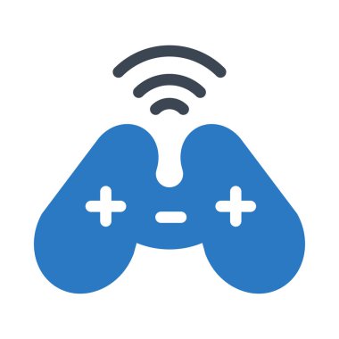 Video oyun konsolu kutsal kişilerin resmi, vektör çizim 