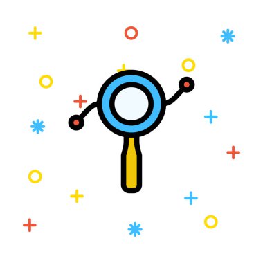 oyuncak simge vektör çizim çıngırak 