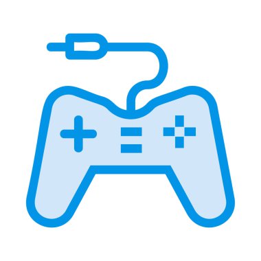 Video oyun konsolu kutsal kişilerin resmi, vektör çizim 