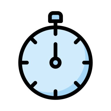 kronometre simgesi, vektör illüstrasyonu 