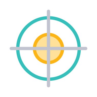 hedef simge vektör illüstrasyonu 