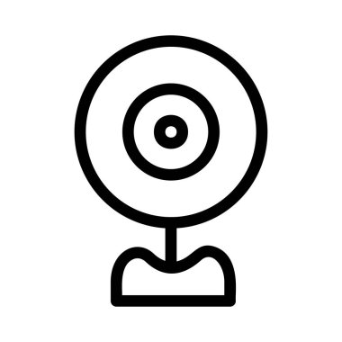 Web kamera simge vektör çizim 