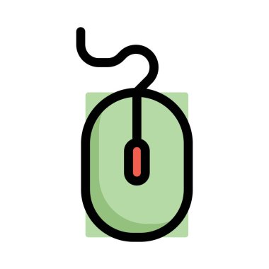 bilgisayar fare simgesi vektör illüstrasyonu 