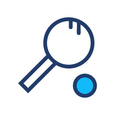 Tenis raket ve top vektör çizim 