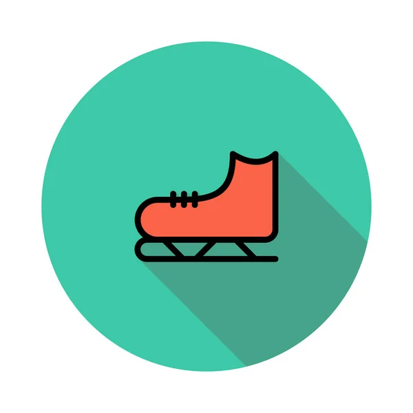 Icône Web Chaussures Skate Illustration Vectorielle — Image vectorielle