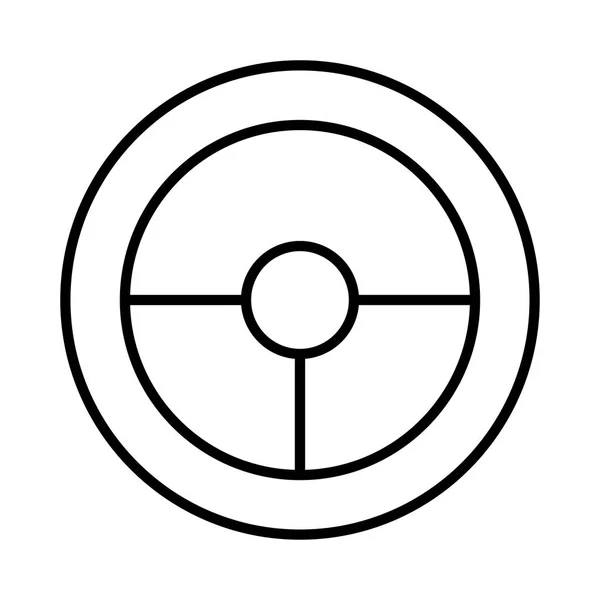 Cerchio Icona Vettoriale Illustrazione — Vettoriale Stock