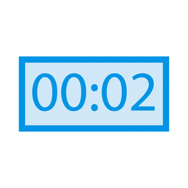 Timer Pictogram Vectorillustratie — Stockvector