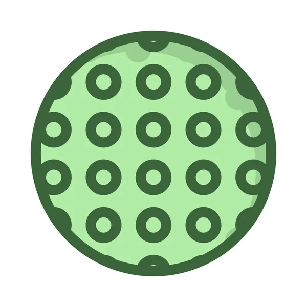 Illustration Vectorielle Icône Balle Golf — Image vectorielle