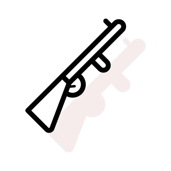 Icono Arma Vector Ilustración — Archivo Imágenes Vectoriales