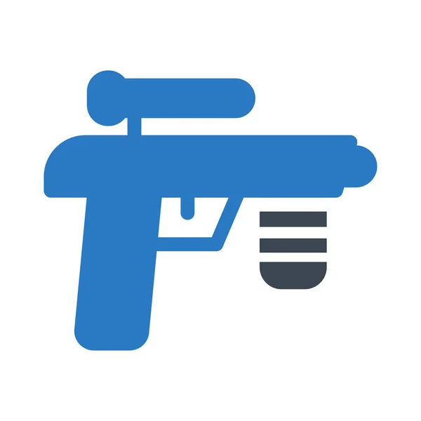 Pistola Icono Vector Ilustración — Vector de stock