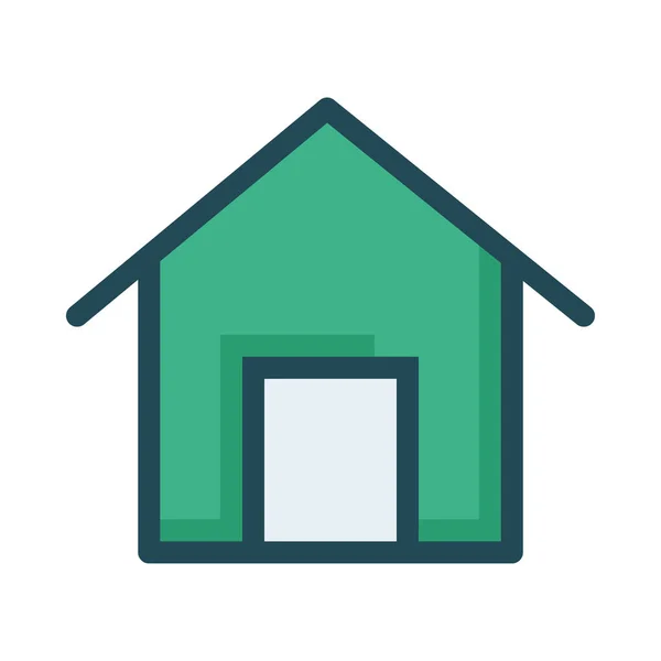Haus Web Symbol Vektor Illustration — Stockvektor