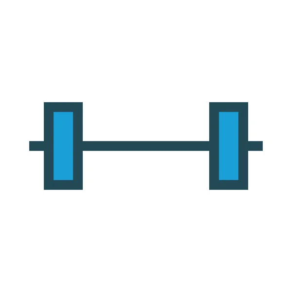 Barbell Icon Sport Vector Illustration — Stock Vector