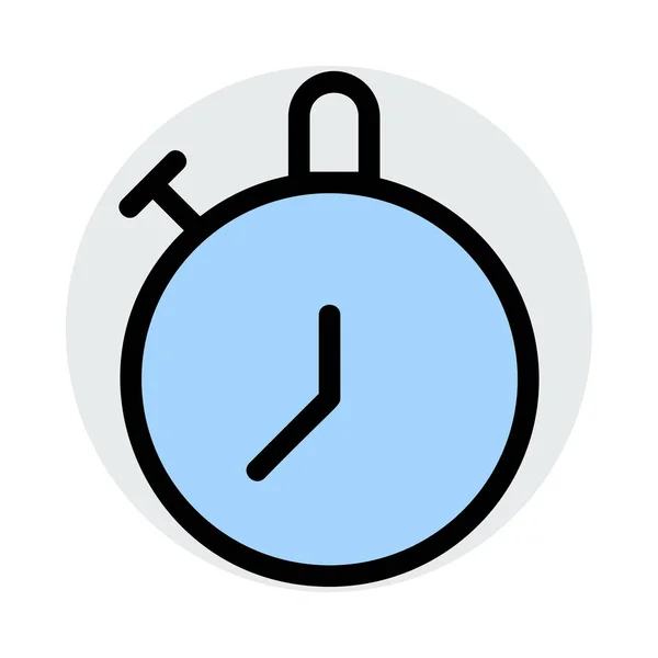 Chronometer Icoon Vector Illustratie — Stockvector