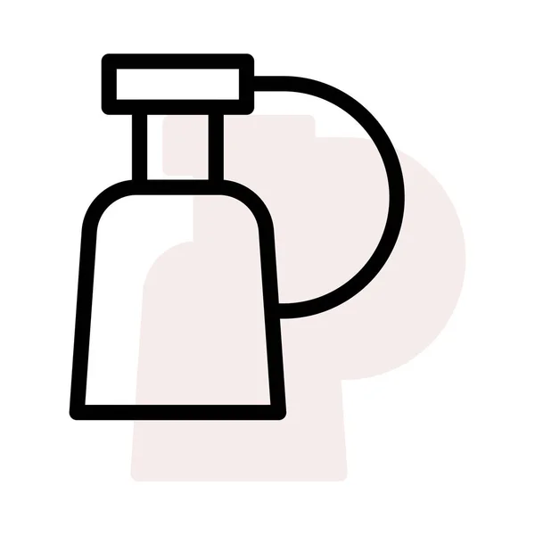 Perfumy Butelka Ikona Ilustracja Wektorowa — Wektor stockowy