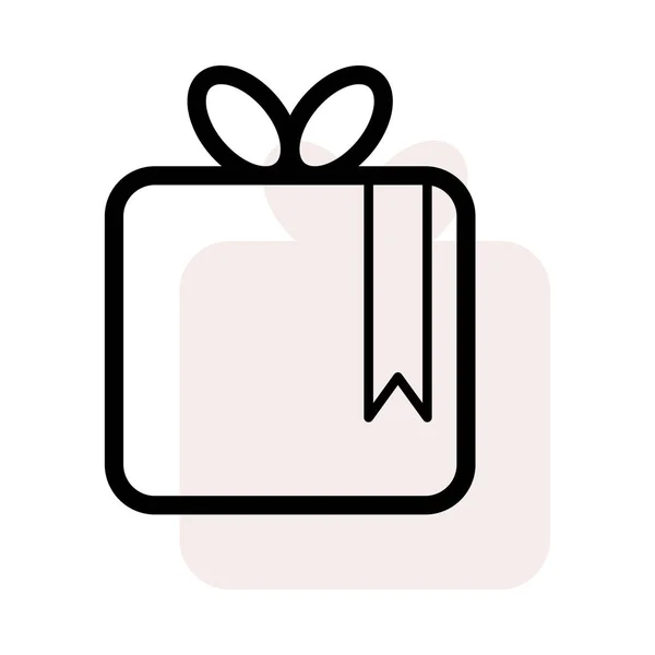 Geschenk Symbol Vektor Illustration — Stockvektor