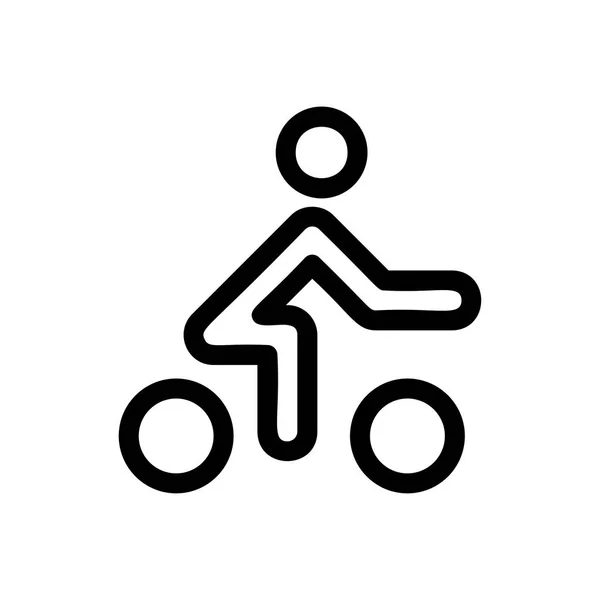 Bicycle Web Icon Vector Illustration — Stock Vector