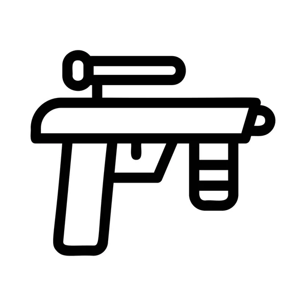 Gun Icon Vector Illustration — Stock Vector