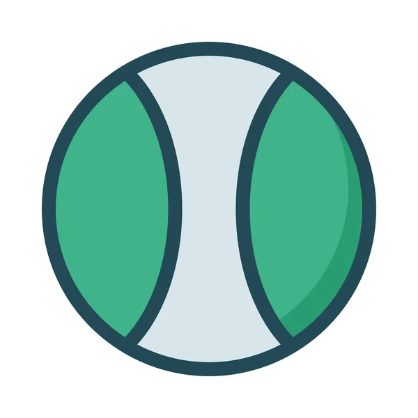 Εικονογράφηση Διάνυσμα Εικονίδιο Μπάλα Αθλητισμός — Διανυσματικό Αρχείο