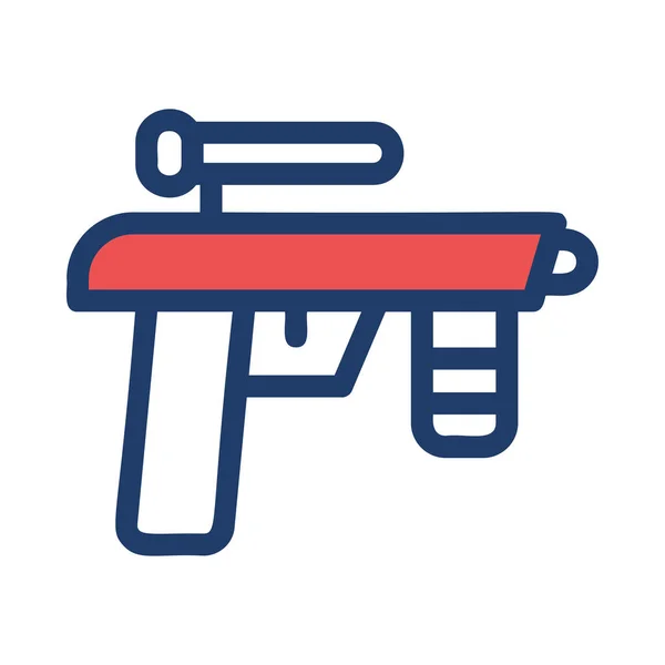 Pistola Icono Vector Ilustración — Vector de stock