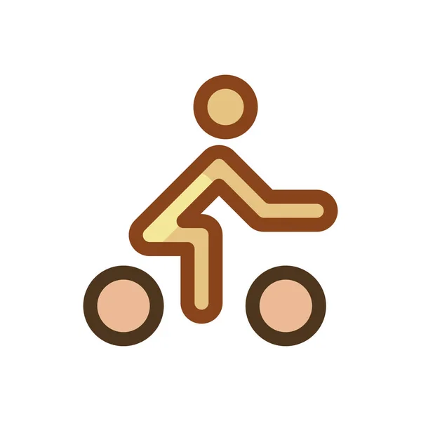Bisiklet Ağı Simgesi Vektör Illüstrasyonu — Stok Vektör