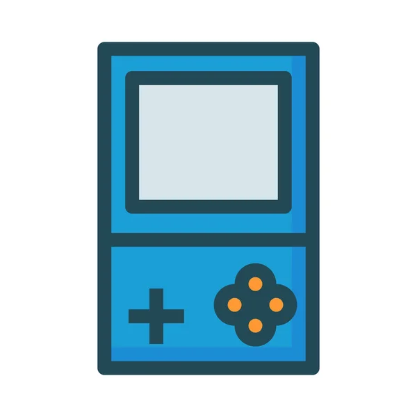Tetris Lat Ikona Izolovaných Bílém Pozadí Vektor Ilustrace — Stockový vektor