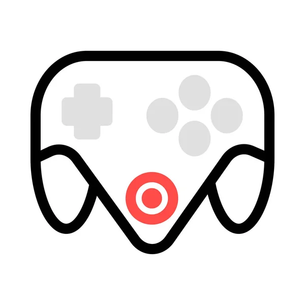 Icono Videojuego Ilustración Vectorial — Vector de stock