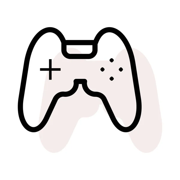 Icono Consola Videojuegos Ilustración Vectorial — Vector de stock