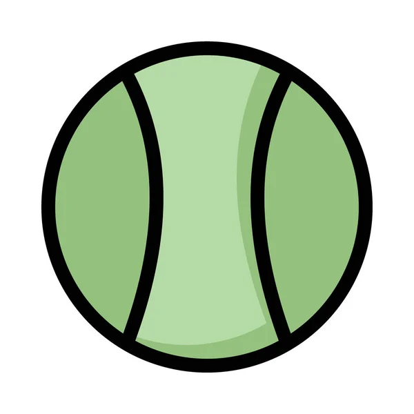 Icône Balle Illustration Vectorielle Sport — Image vectorielle