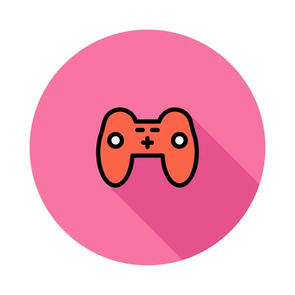 Video Game Console Pictogram Vectorillustratie — Stockvector