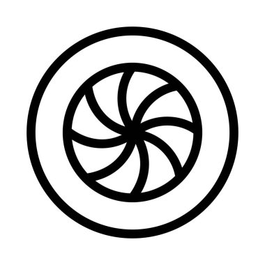 rulet simgesi vektör illüstrasyonu 