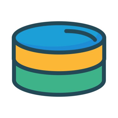 buz hokeyi puck simgesi 