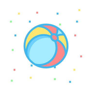 topu simge vektör çizim. Spor