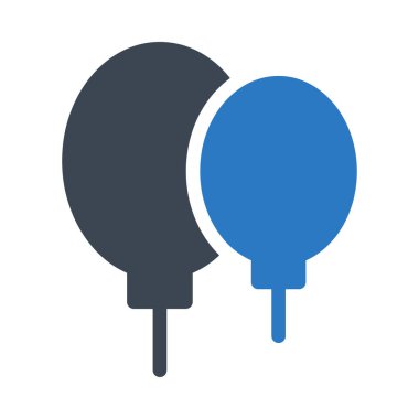 Festival Sisme Balonlar, vektör çizim