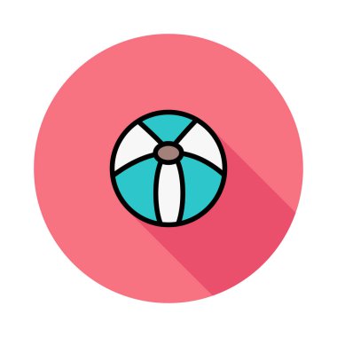 topu simge vektör çizim. Spor