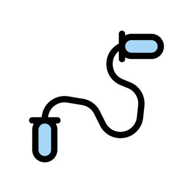 atlama ipi web simgesi, illüstrasyon vektör 