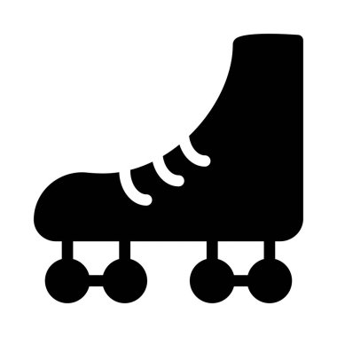 roller blade simge vektör çizim 