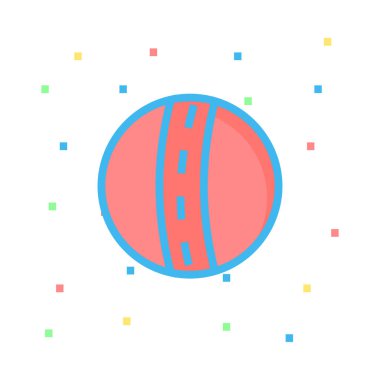 topu simge vektör çizim. Spor