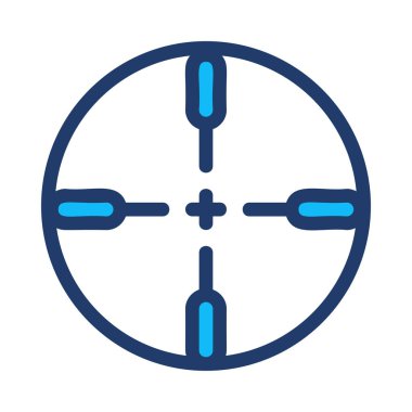 hedef simge vektör illüstrasyonu 