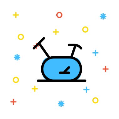 bisiklet ağı simgesi, vektör illüstrasyonu 