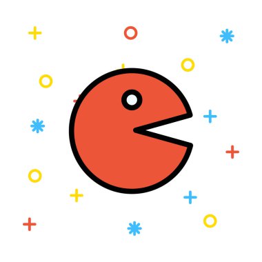 piksel simge vektör çizim 