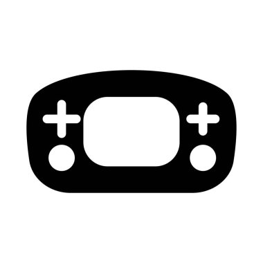 Video oyun konsolu kutsal kişilerin resmi, vektör çizim 