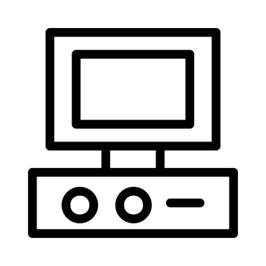 bilgisayar simgesi vektör illüstrasyonu 